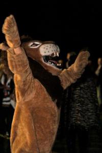 Me as the school mascot Fall 2012